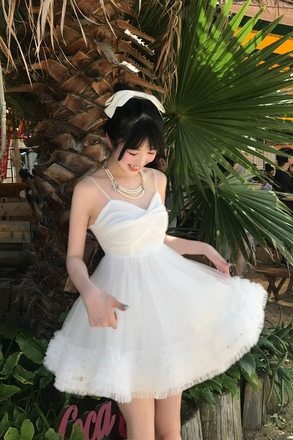 Ballerina couture mini dress