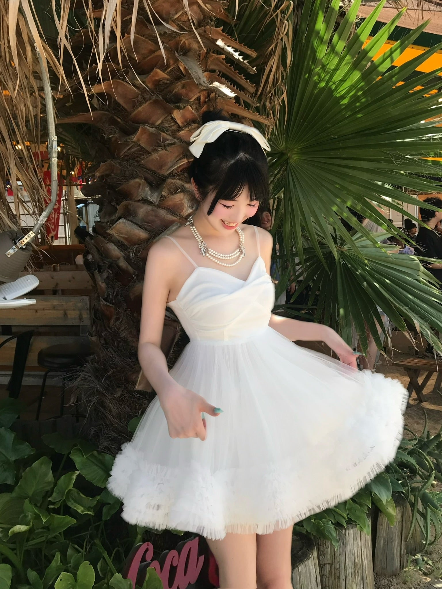 Ballerina couture mini dress