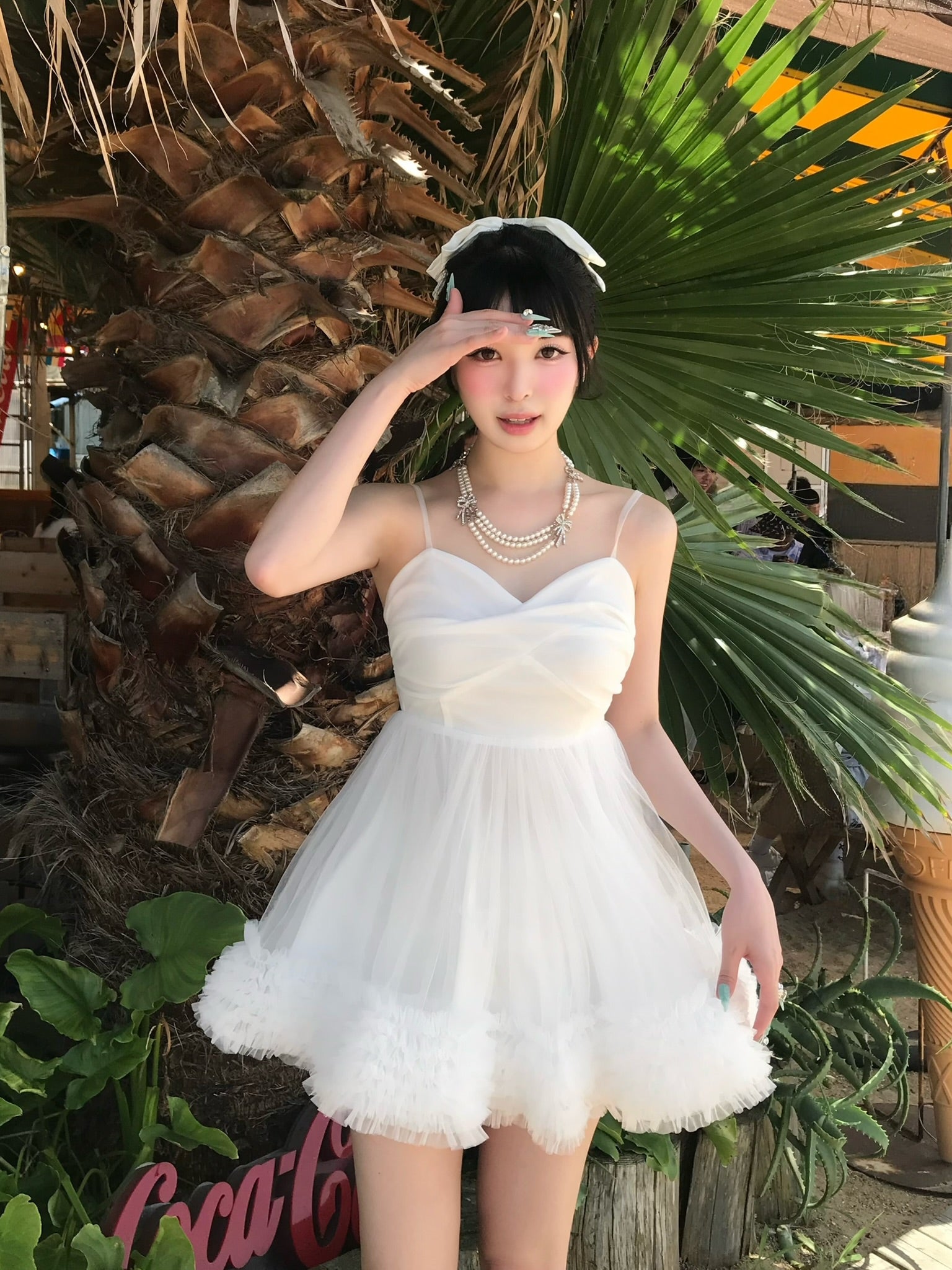 Ballerina couture mini dress
