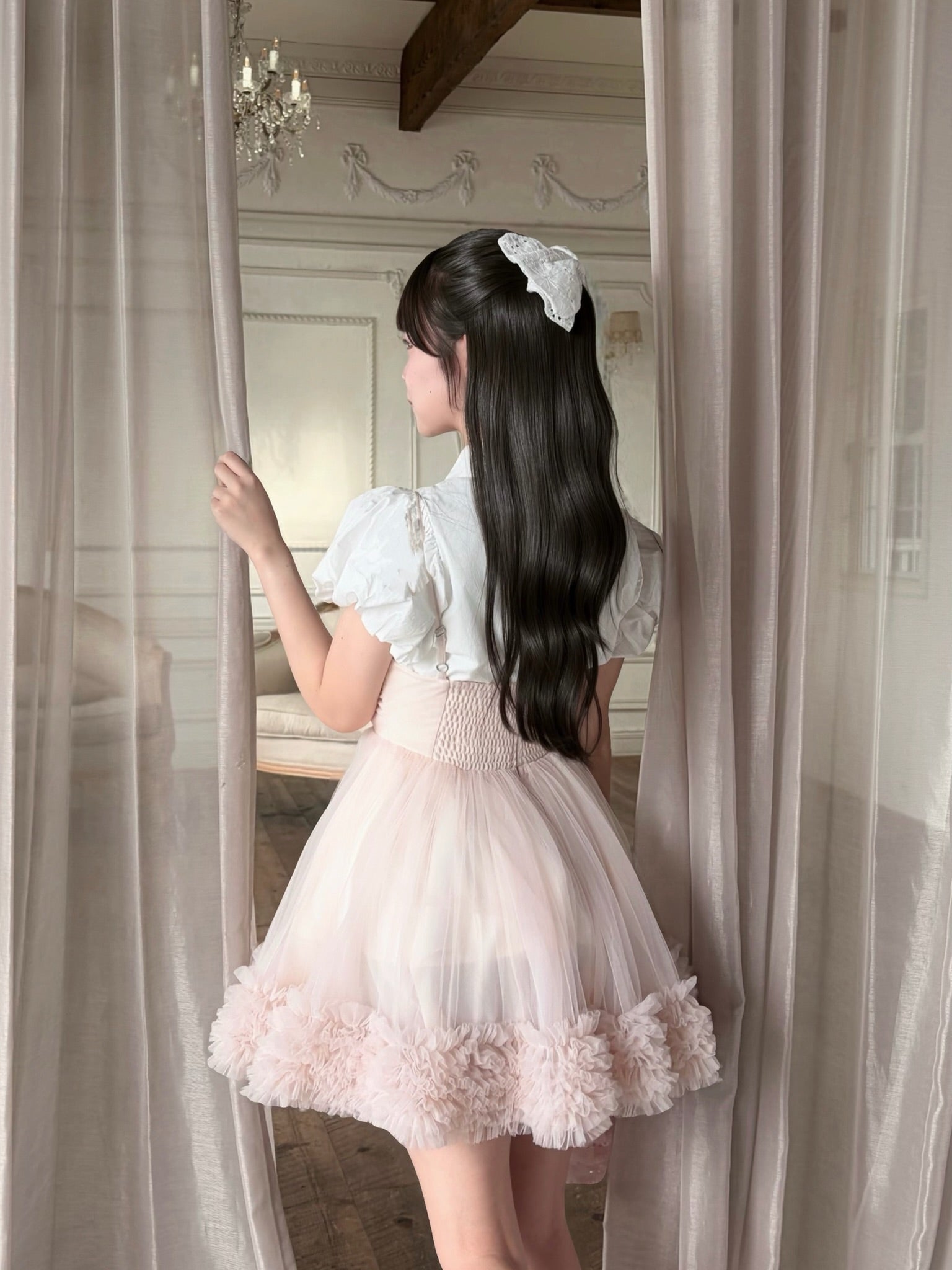Ballerina couture mini dress