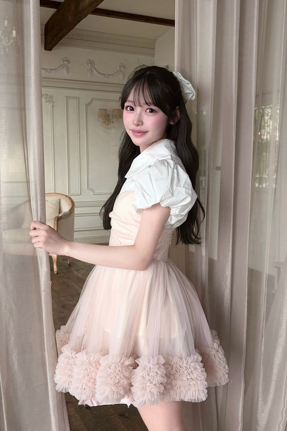Ballerina couture mini dress