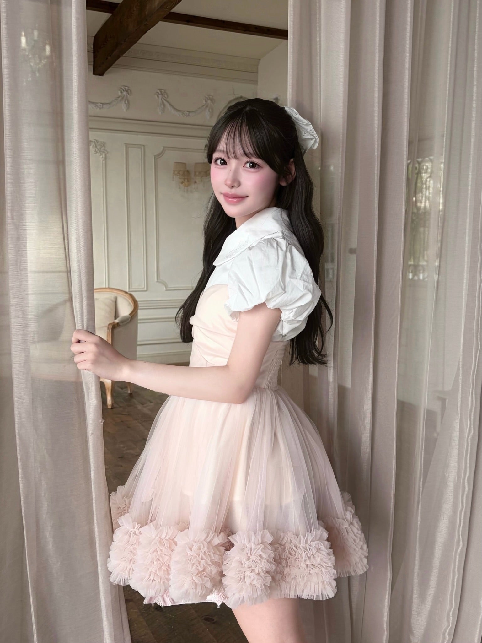 Ballerina couture mini dress