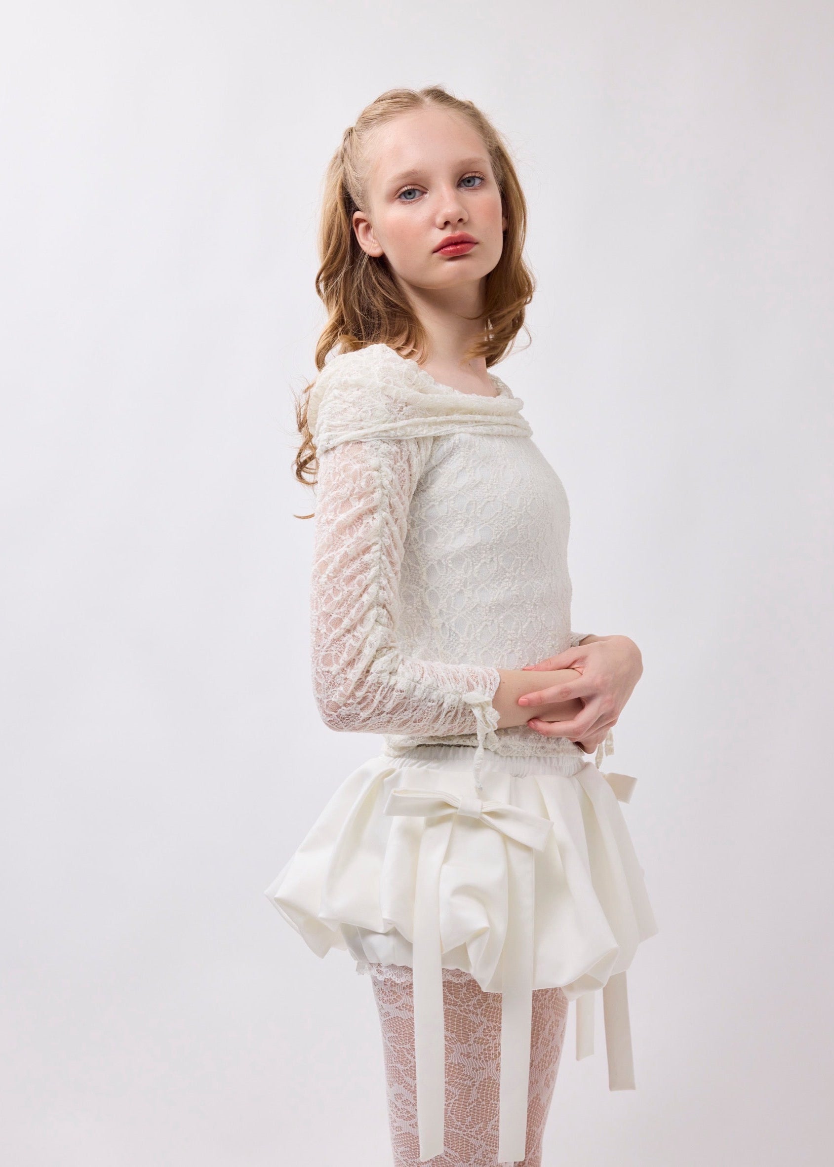 ribbon ballon mini skirt
