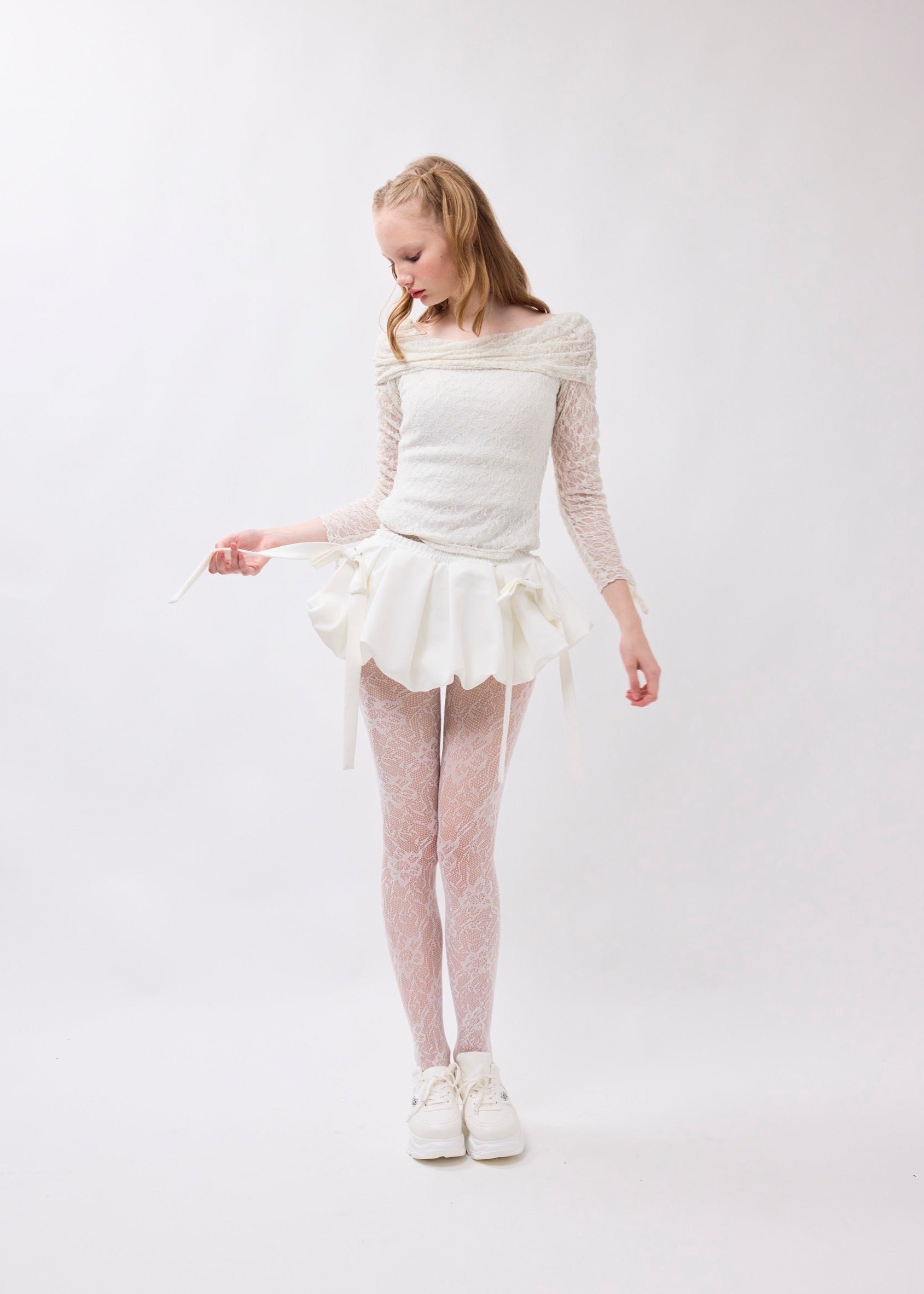 ribbon ballon mini skirt