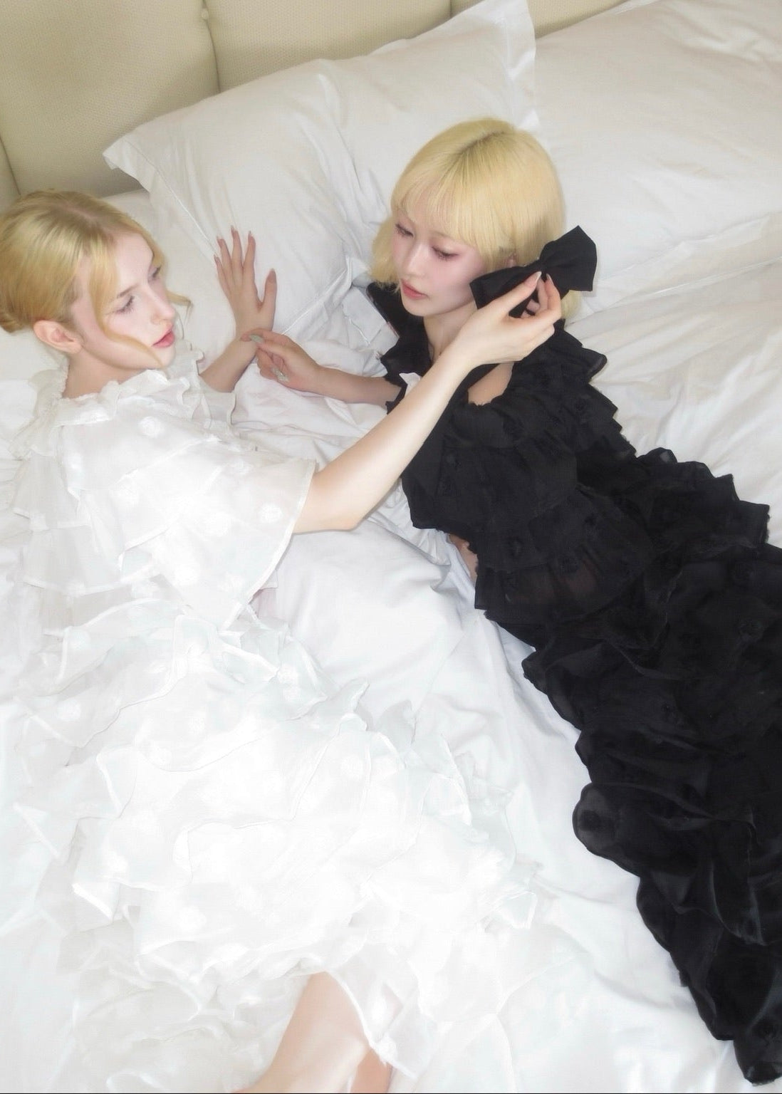 Lisa rose frill volume skirt