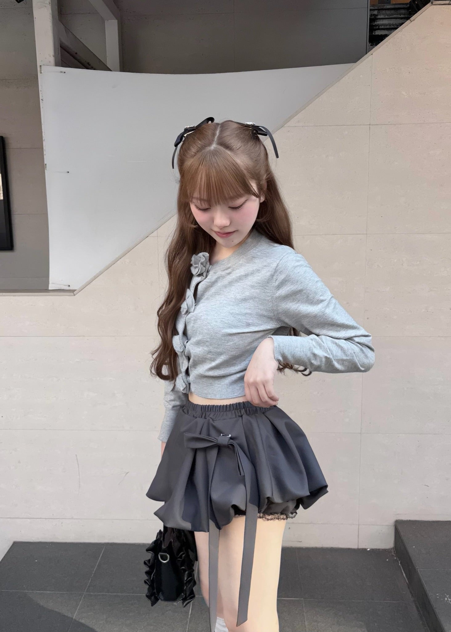 ribbon ballon mini skirt