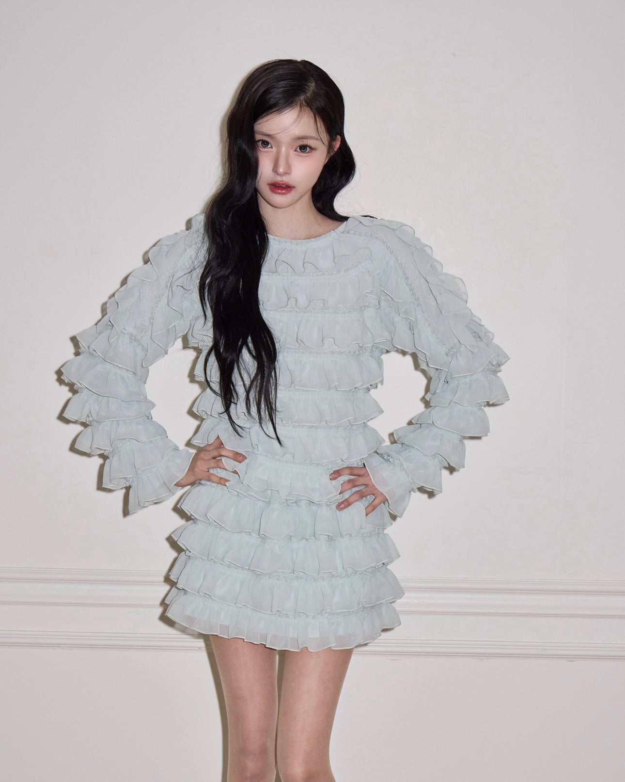 sweet pea chiffon frill tops