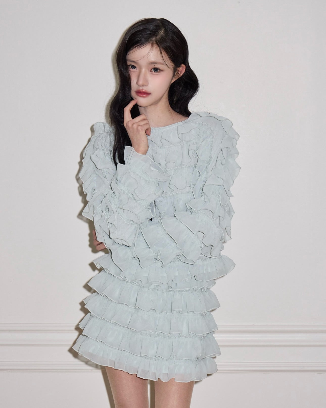 sweet pea chiffon frill tops