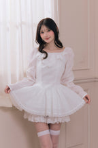pure veil peplum blouse