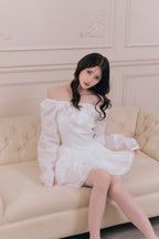 pure veil peplum blouse