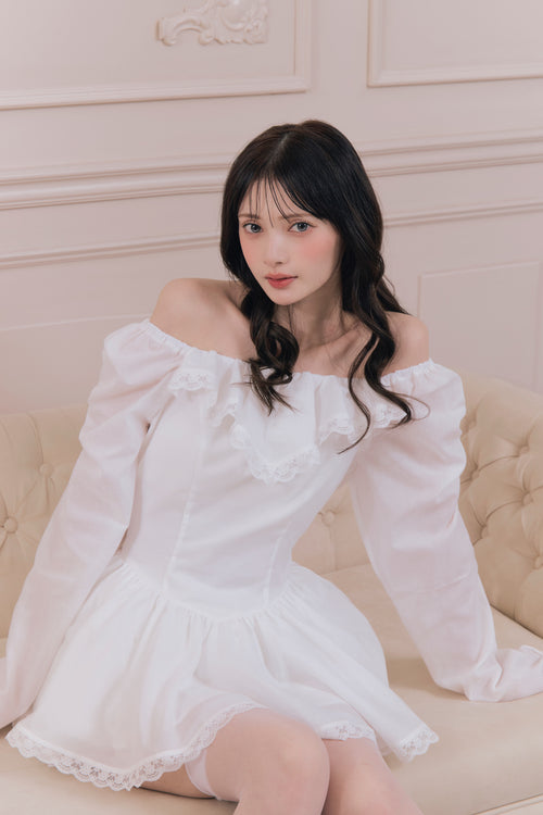 pure veil peplum blouse
