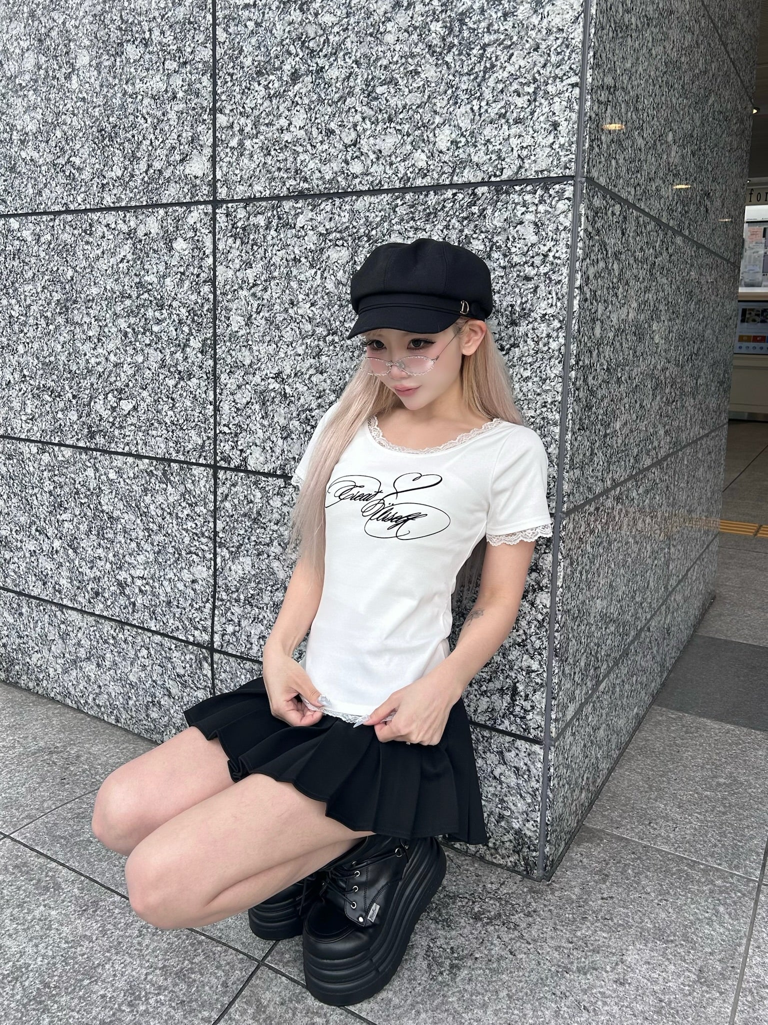 カ*能様 Treat Ürself tattoo logo T-shirts Treat Ürself tattoo logo T-shirts