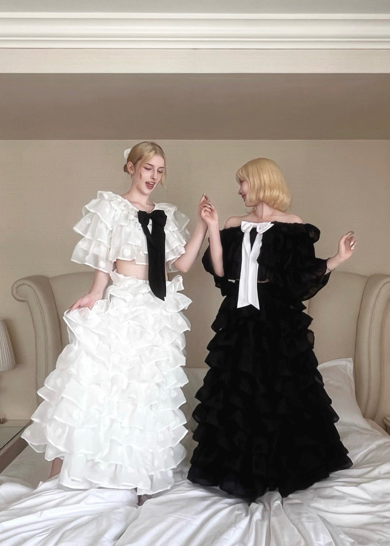 Lisa rose frill volume skirt