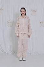airy lace hoodie