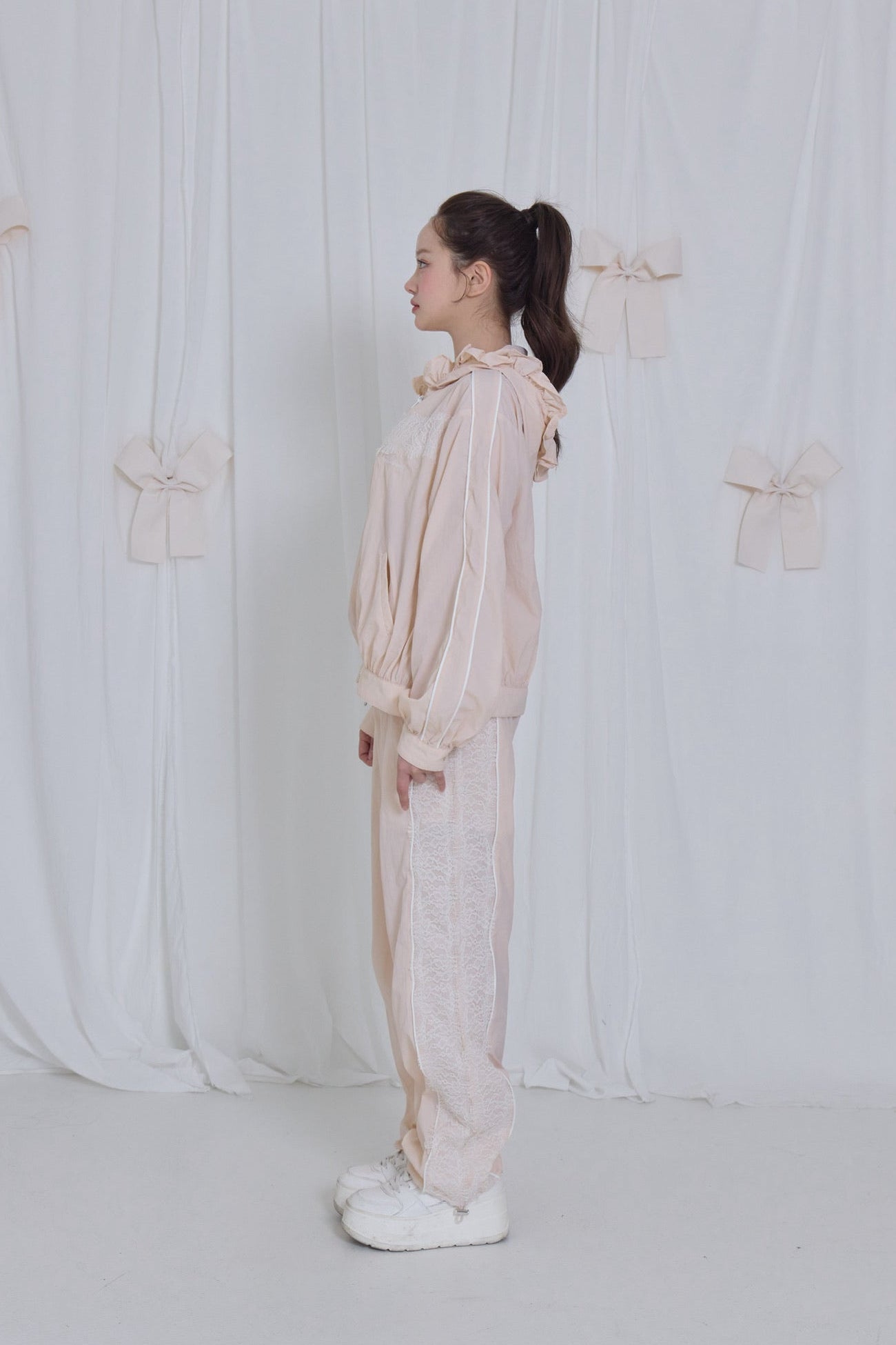 airy lace pants