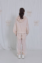 airy lace hoodie