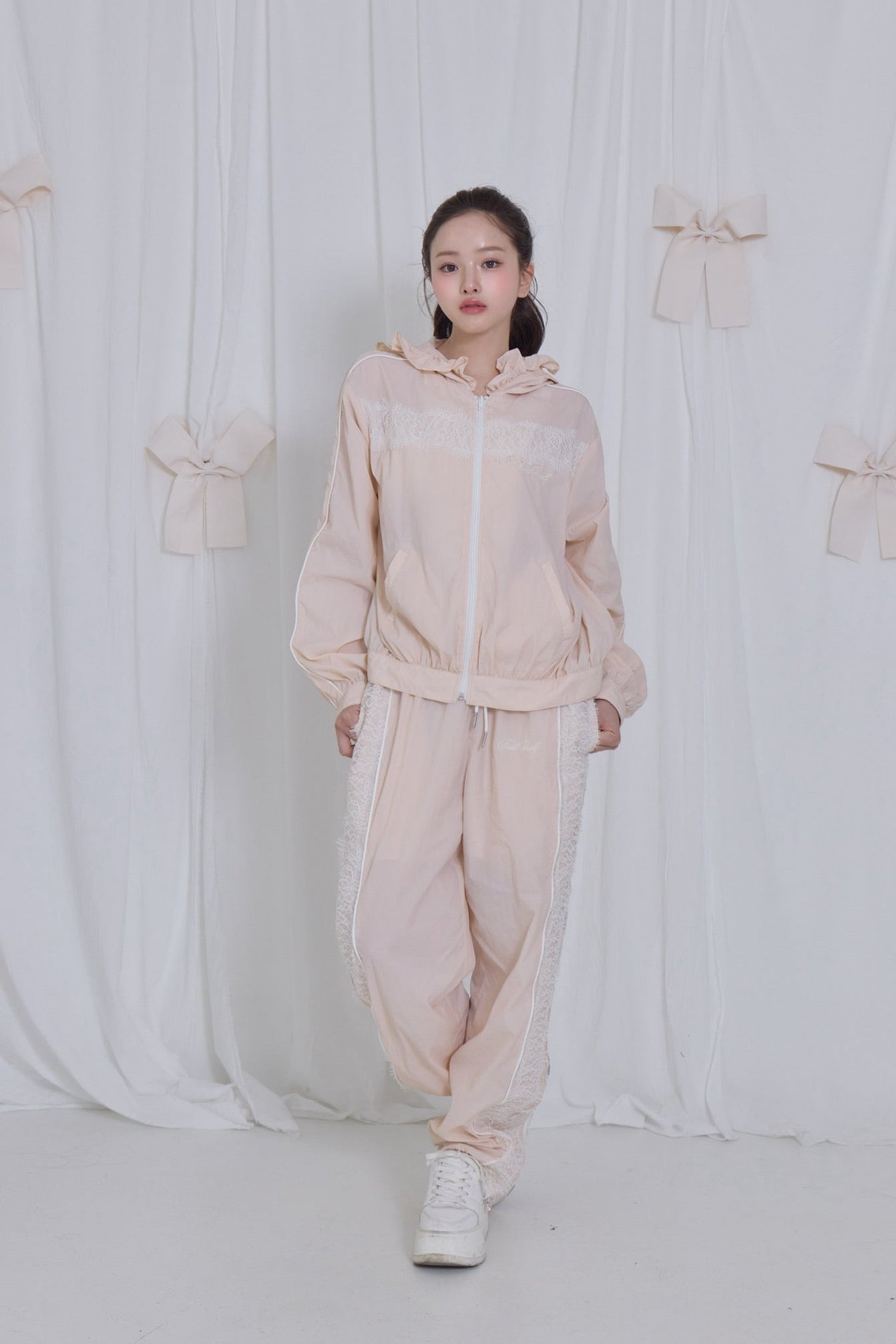 airy lace pants