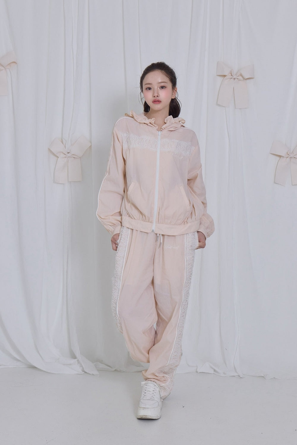 airy lace pants