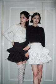 Frill Corset mini skirt