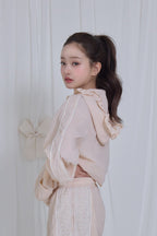 airy lace hoodie