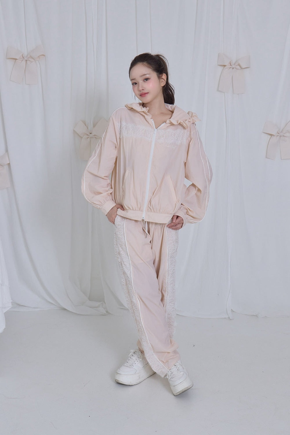 airy lace pants