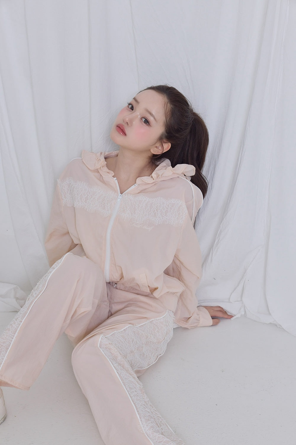 airy lace pants