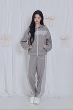 airy lace hoodie