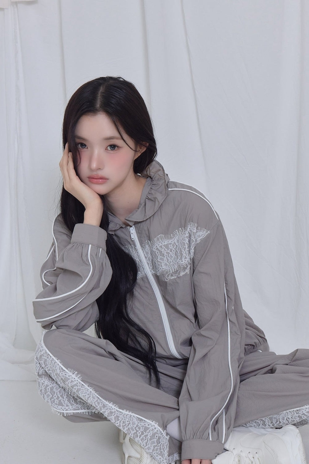 airy lace pants