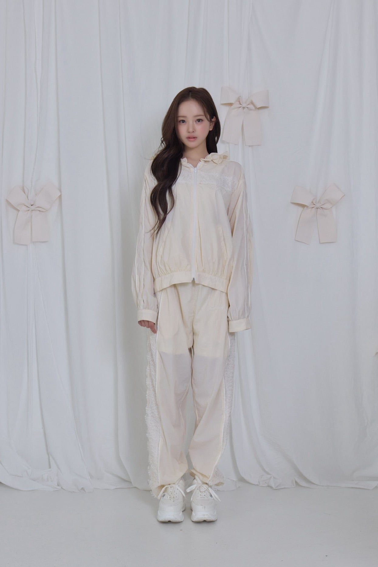 airy lace pants