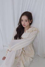 airy lace hoodie