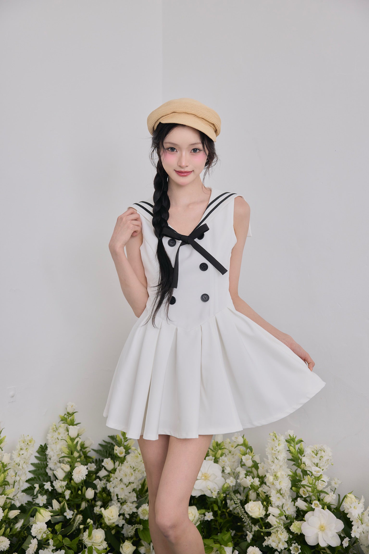 Marine sailor mini one-piece