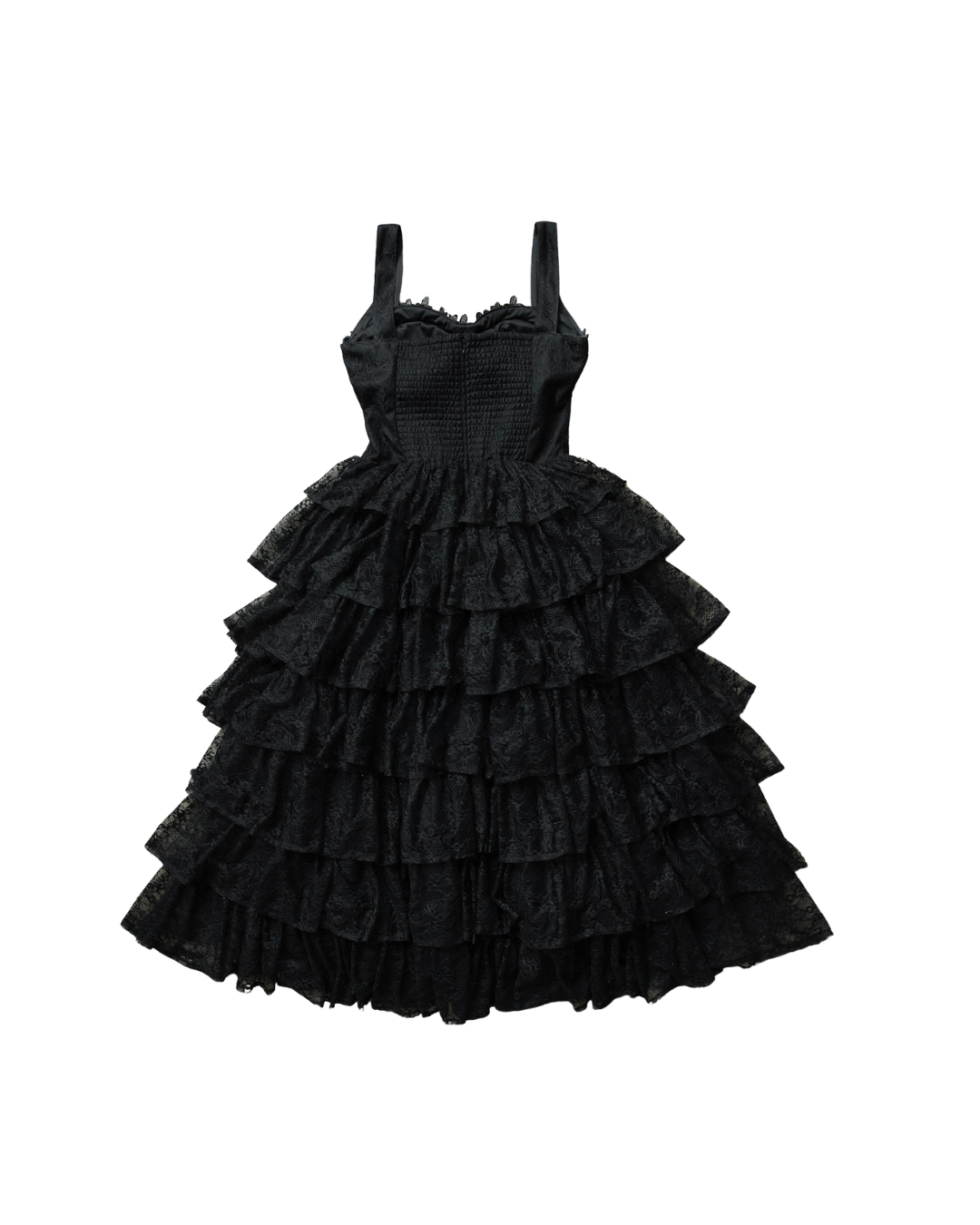 lace corset long dress