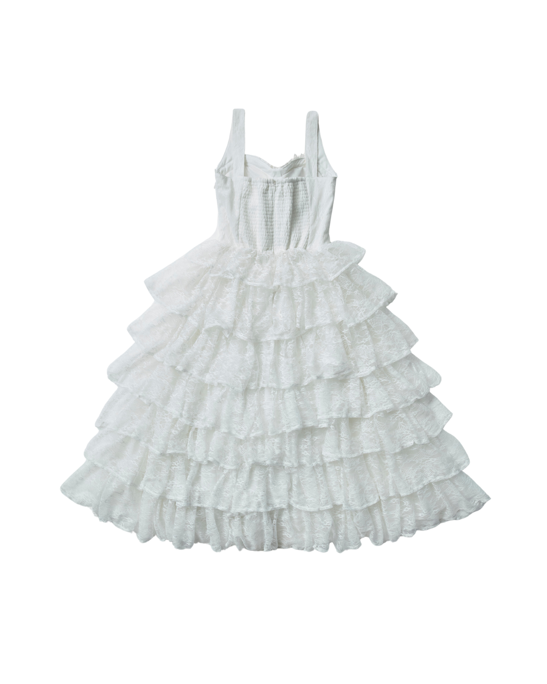 lace corset long dress