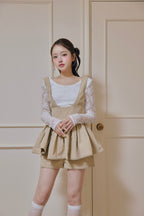 pâtissier peplum salopette