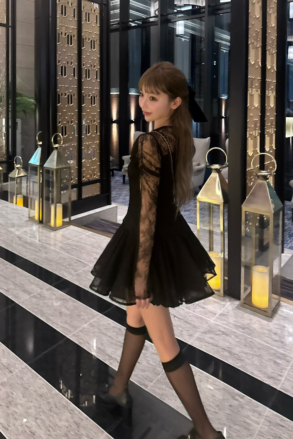 dollish lace dress
