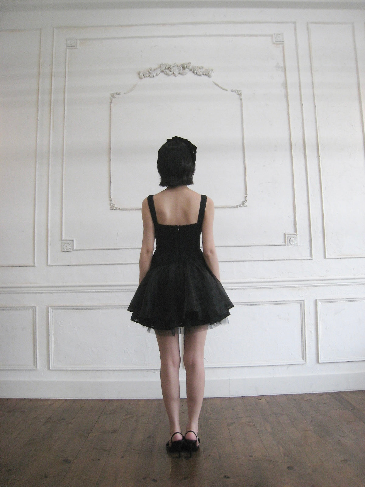 【予約】lace corset mini dress