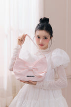 ribbon shape hand bag