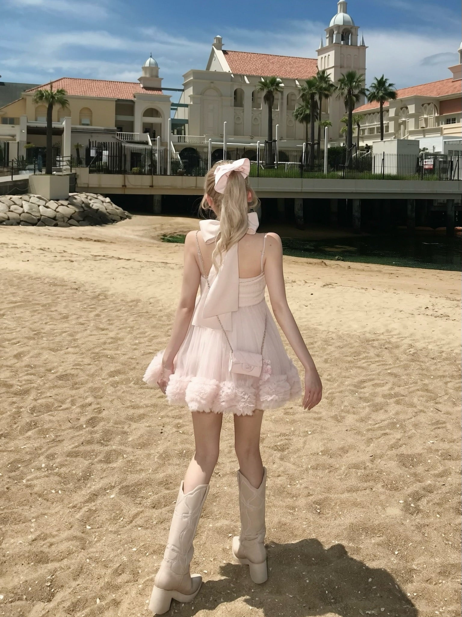 Ballerina couture mini dress