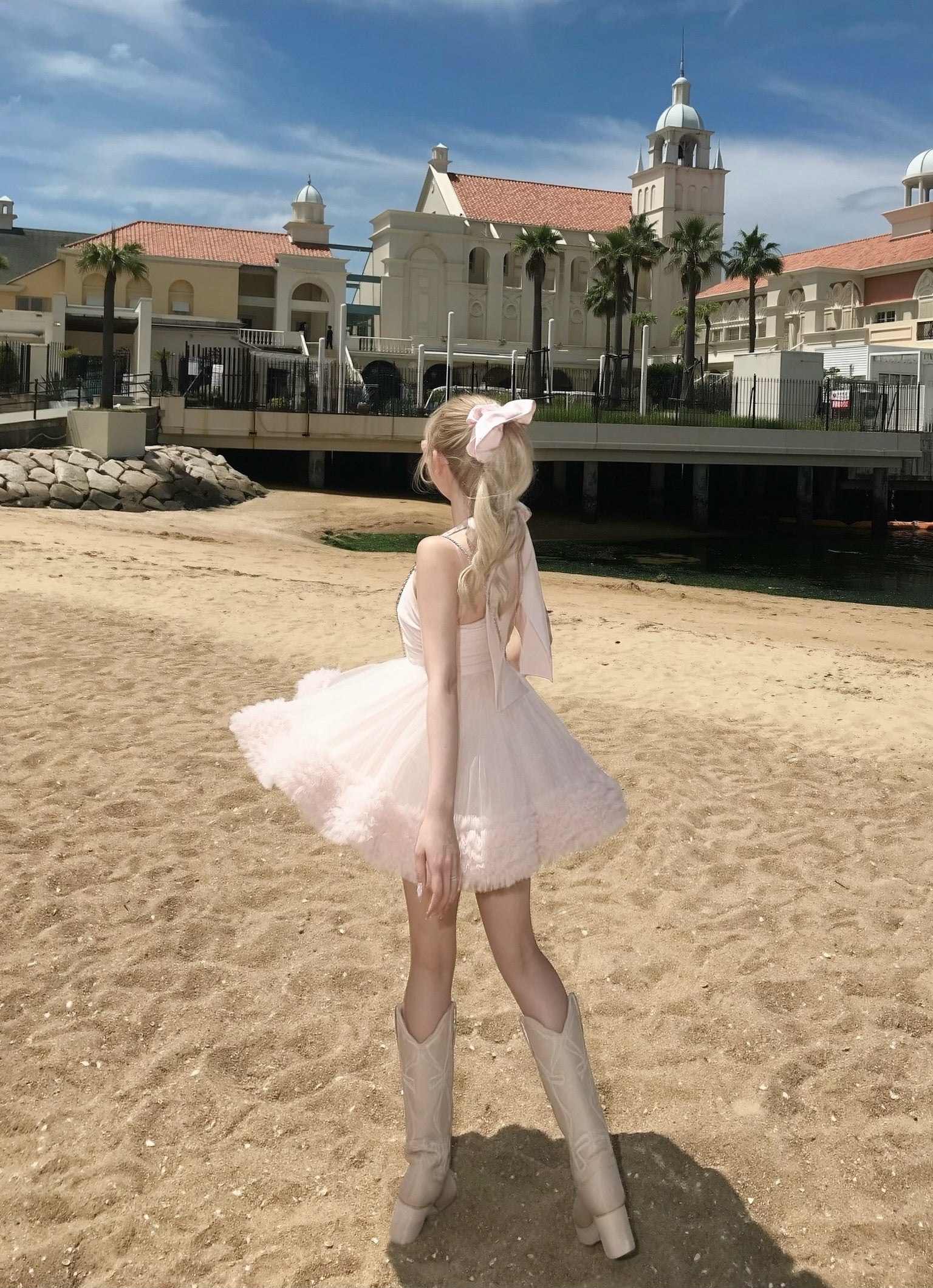 Ballerina couture mini dress