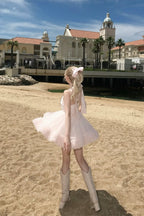 Ballerina couture mini dress