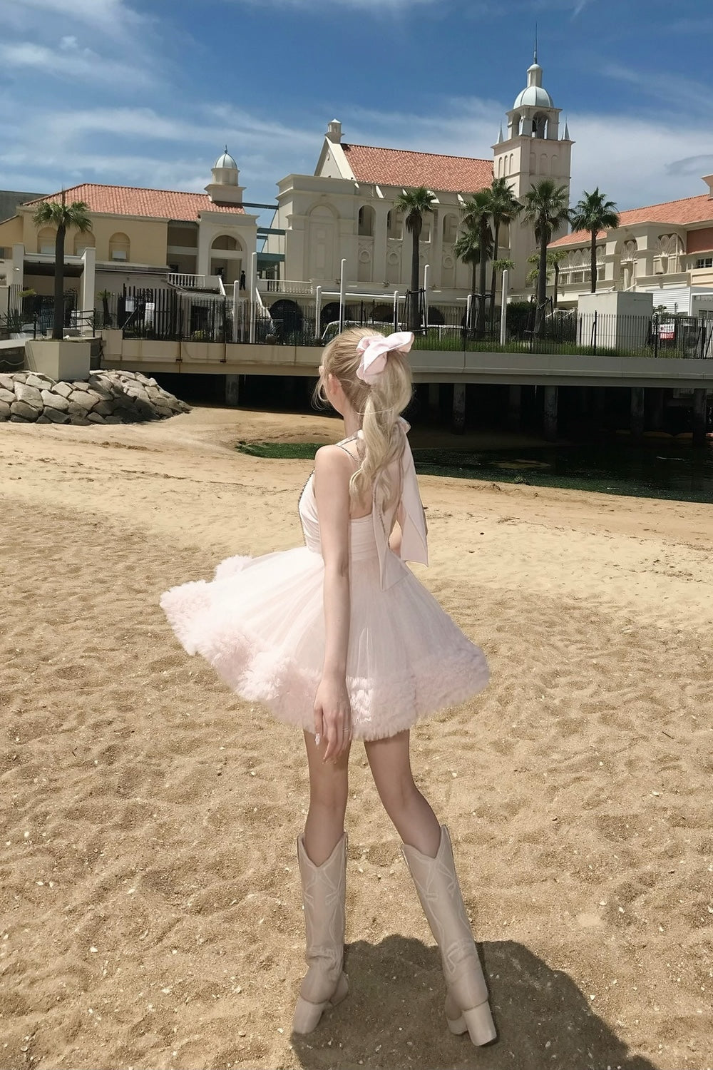 Ballerina couture mini dress