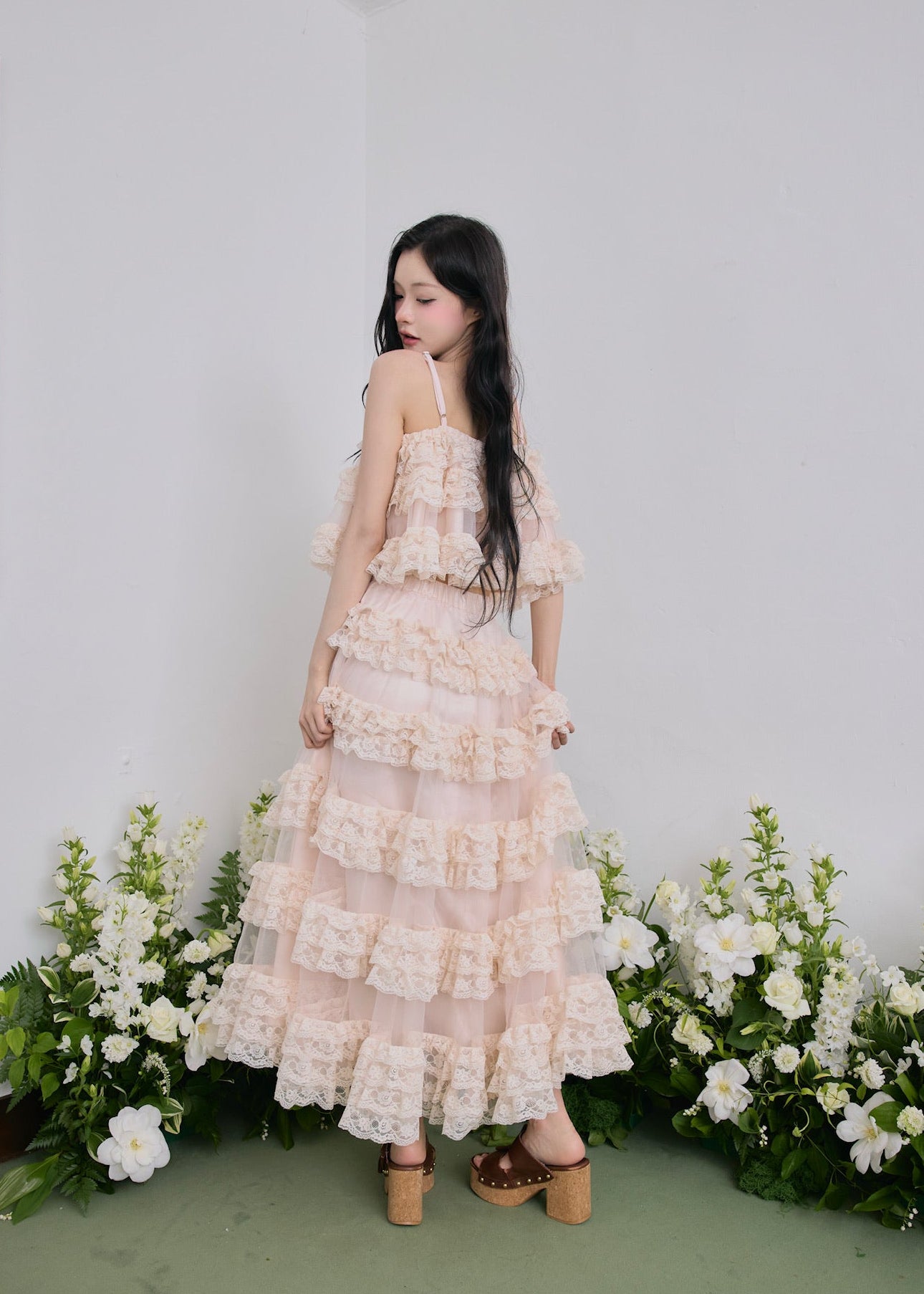 予約販売】Ballerina lace tulle long skirt – Treat Ürself