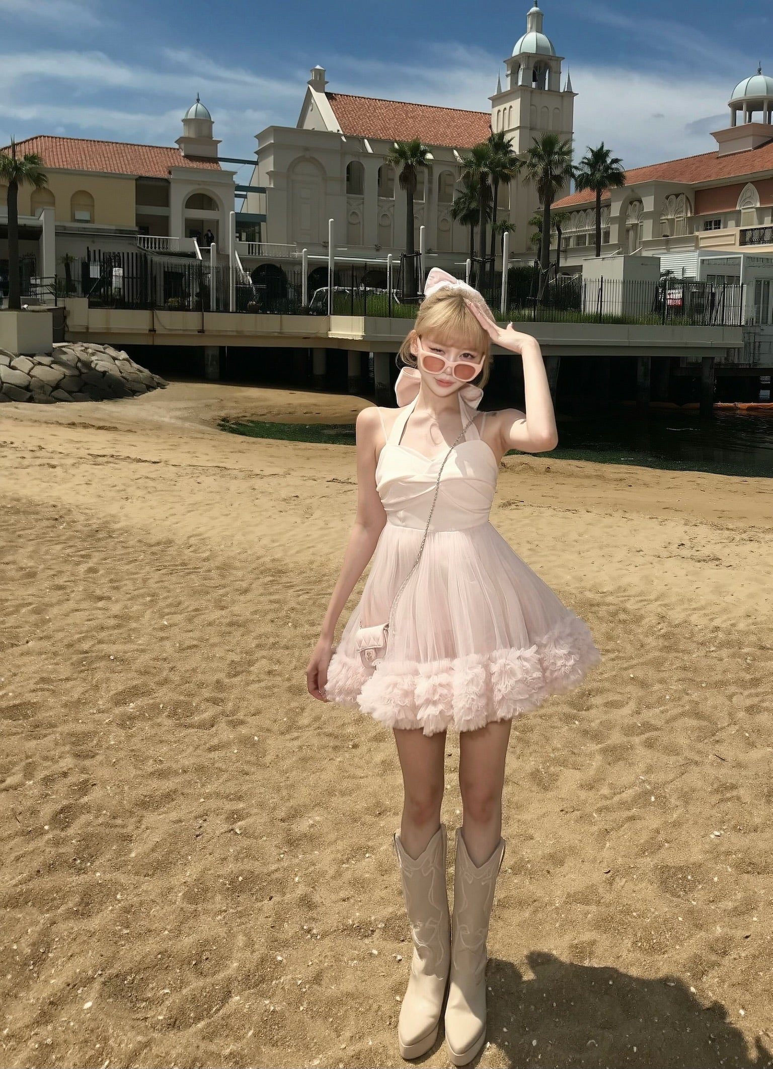 Ballerina couture mini dress