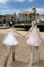 Ballerina couture mini dress