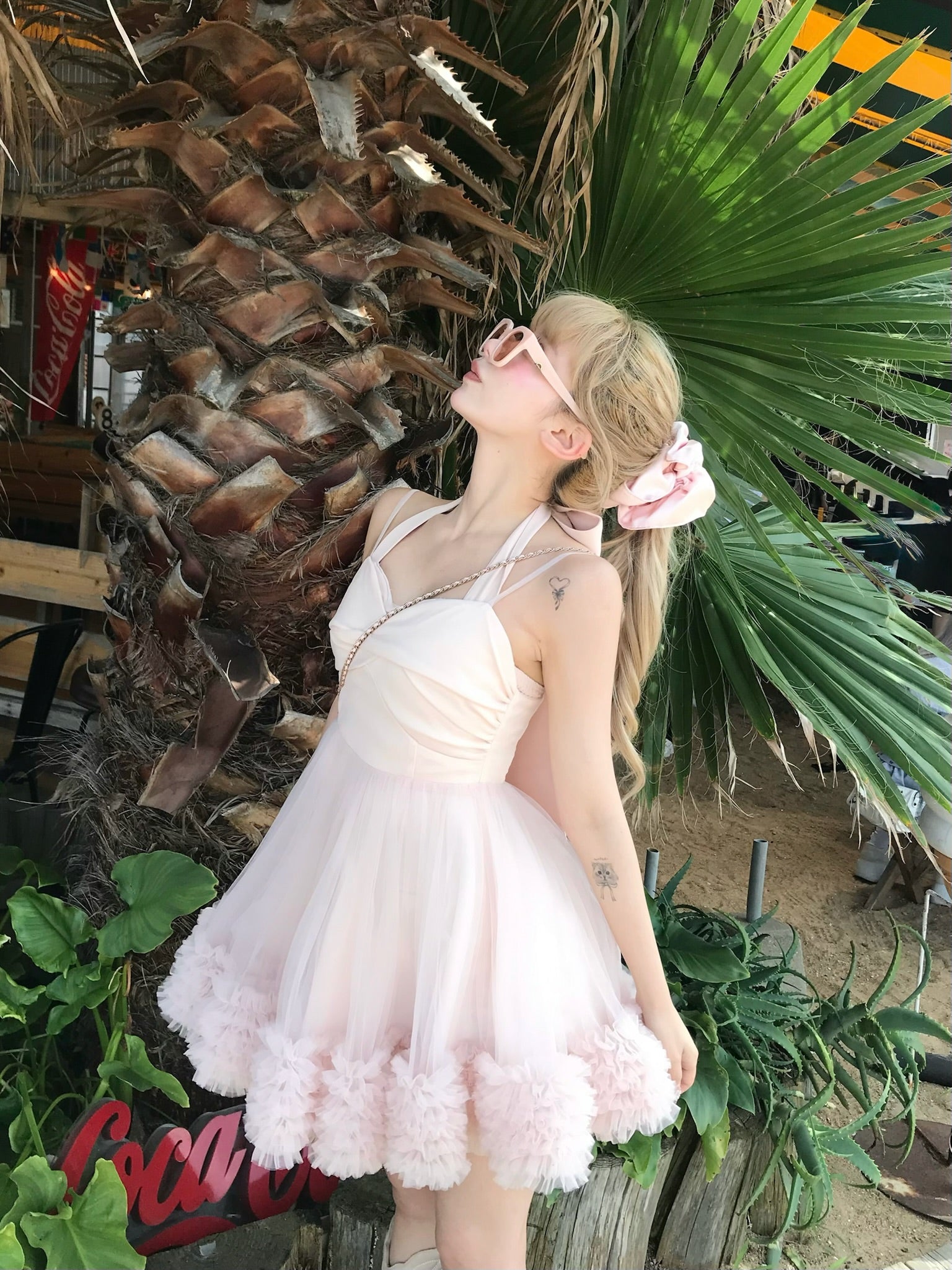 Ballerina couture mini dress