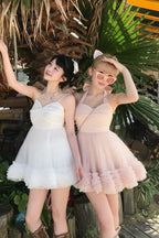 Ballerina couture mini dress