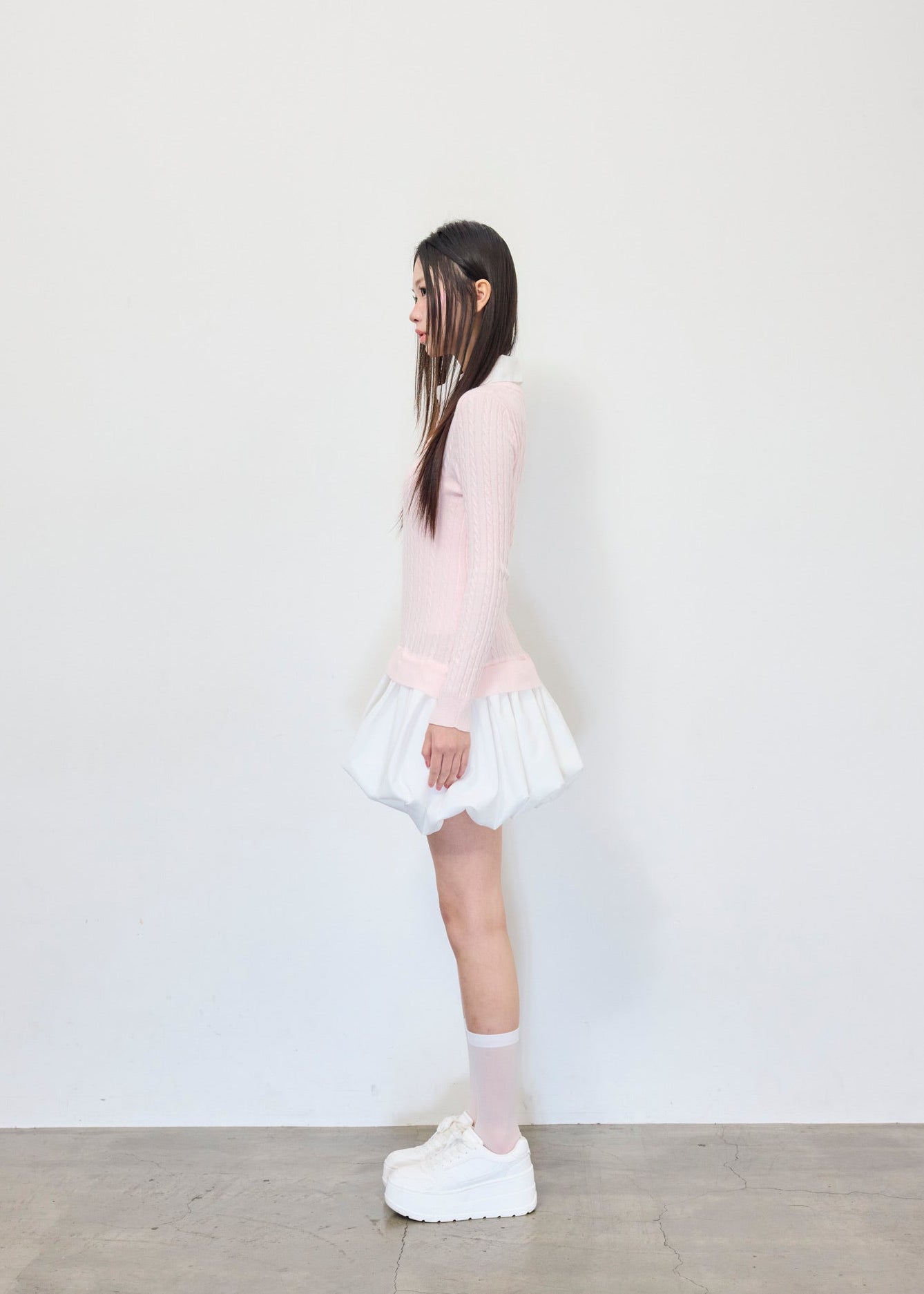 knit shirts docking ballon one-piece