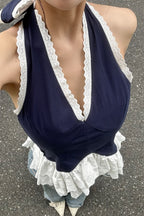 eyelet lace sailor set up