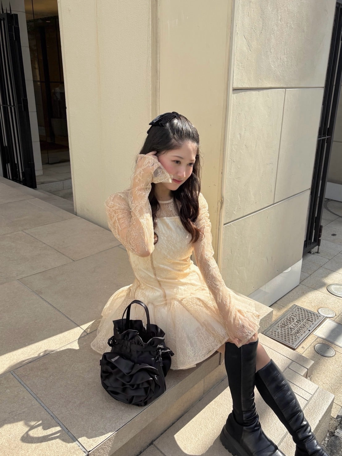 dollish lace dress
