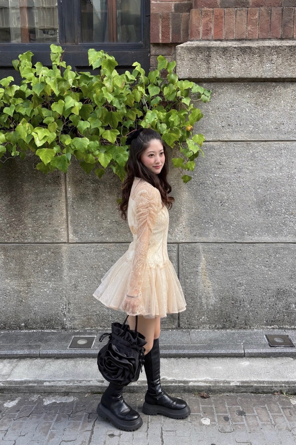 dollish lace dress